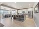 Spacious kitchen with a large island, stainless steel appliances, and an adjacent dining area at 3008 Echo Park Dr, Castle Rock, CO 80104