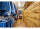 Spacious walk-in closet with custom shelving and ample storage for clothing and accessories at 17995 Minglewood Trl, Monument, CO 80132