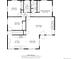 Detailed floor plan illustrating the layout of the home, including the location of bedrooms, bathrooms, and living areas at 5523 E Utah Pl, Denver, CO 80222