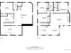 Detailed floor plans illustrating the layouts of both floors of the home at 5523 E Utah Pl, Denver, CO 80222