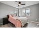 Bedroom featuring natural light and neutral colors at 12863 Crane River Dr, Firestone, CO 80504