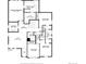 Detailed floor plan showcasing the layout of the upper floor with bedrooms and bathrooms at 236 Back Nine Dr, Castle Pines, CO 80108