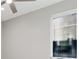 Bright bedroom features a modern ceiling fan and natural light at 2317 S Galapago St, Denver, CO 80223