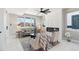 Bright living room with large windows and a modern fireplace at 2317 S Galapago St, Denver, CO 80223
