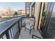 Balcony with chair and view of the neighborhood at 2876 W 53Rd Ave # 106, Denver, CO 80221