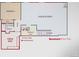 Basement floor plan, featuring a finished basement, storage room, bathroom, and mechanical room at 8545 Braun Loop, Arvada, CO 80005