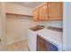 Spacious laundry room with a side-by-side washer and dryer at 8545 Braun Loop, Arvada, CO 80005