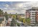 Beautiful city view from a high vantage point, showcasing the buildings and landscape at 740 N Pearl St # 503, Denver, CO 80203