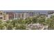 A panoramic city view showcases the area's urban landscape and lush greenery at 740 N Pearl St # 503, Denver, CO 80203