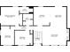 Detailed floor plan showcasing layout with dimensions for the living room, kitchen, bedrooms, and bathrooms at 13588 W Exposition Dr, Lakewood, CO 80228