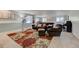 Spacious basement with plush carpet, cozy seating, pool table, and bar, perfect for entertaining at 18045 Sunburst Dr, Monument, CO 80132