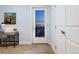 Office space with desk and sliding door with city views at 2240 N Clay St # 501, Denver, CO 80211