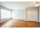 Bright living room with hardwood floors, offering a spacious and modern living experience at 2809 Syracuse Ct # 129, Denver, CO 80238