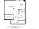 Basement floor plan includes recreation room, bathroom, and storage spaces at 3035 S Indiana St, Lakewood, CO 80228