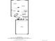 Detailed floorplan showcasing layout of the second floor, with garage and living areas at 3035 S Indiana St, Lakewood, CO 80228