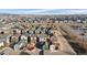 Expansive aerial view showcasing a well-planned neighborhood with modern homes and convenient parking at 1143 Hummingbird Cir, Longmont, CO 80501