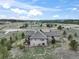 Scenic aerial view of the property, showing vast surroundings and mountain views at 17275 Gwilym Ct, Monument, CO 80132