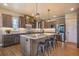 Well-appointed kitchen with ample storage space, stainless steel appliances, and a large island at 17275 Gwilym Ct, Monument, CO 80132