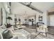 Bright living room with hardwood floors, modern furniture, and large windows at 277 N Broadway # 208, Denver, CO 80203