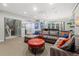 Finished basement with bar, pool table, and entertainment area at 235 Eudora St, Denver, CO 80220
