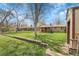 Backyard with spacious yard, partially fenced at 4108 S Inca St, Englewood, CO 80110