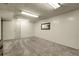 Finished basement with neutral carpet and closet at 4108 S Inca St, Englewood, CO 80110
