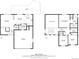 Detailed floor plans showing layout of both floors in the home at 7412 S Mobile St, Aurora, CO 80016