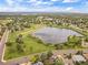 Expansive lake surrounded by lush greenery, offering a tranquil escape within the community at 10624 W Berry Pl, Littleton, CO 80127