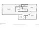 Basement floor plan showing the living room, bedrooms, bathroom, utility room, and storage spaces at 2864 S Jebel Way, Aurora, CO 80013