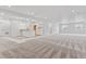 Finished basement with a large open recreation area at 4125 River Oaks St, Castle Rock, CO 80104