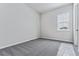 Simple bedroom with gray carpet and a window offering natural light at 4125 River Oaks St, Castle Rock, CO 80104