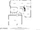 Detailed floor plan with measurements for downstairs living spaces including a garage at 7329 Arco Iris Ln, Castle Pines, CO 80108