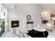 Inviting living room boasting a fireplace, stylish seating, and easy access to other living spaces at 804 Summer Hawk Dr # 7301, Longmont, CO 80504