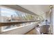 Cozy balcony with patio furniture offers a place to view nature at 14495 E 1St Dr # C1, Aurora, CO 80011