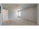 This bright bedroom features a ceiling fan and neutral decor at 14495 E 1St Dr # C1, Aurora, CO 80011