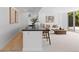 Finished basement features a stylish bar area with counter seating and a comfortable living space at 9161 W Lake Dr, Littleton, CO 80123