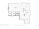 Detailed floor plan of the house showcasing the layout of the first floor, including the kitchen and living spaces at 8927 Green Meadows Ln, Highlands Ranch, CO 80126