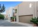Modern home showcasing clean lines and a private two-car garage at 865 Delaware St, Denver, CO 80204
