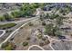 Aerial shot of extensive walking paths weaving through natural landscapes in a peaceful neighborhood setting at 12187 S Hidden Trail Ct, Parker, CO 80138