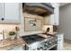 Professional-grade stainless steel stove and modern backsplash at 9009 Rambling Oak Pl, Parker, CO 80134