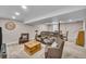 Spacious basement living room with neutral colored walls and carpet at 4694 S Ouray Way, Aurora, CO 80015