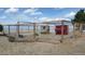 Wooden chicken coop with chicken run at 15300 Cavanaugh Rd, Keenesburg, CO 80643