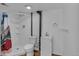 Full bathroom with new vanity, toilet, and shower at 1552 Live Oak Rd, Castle Rock, CO 80104