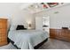 Bright bedroom with double bed and ample closet space at 9725 E Harvard Ave # 349, Denver, CO 80231