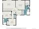 Detailed floorplan of the home's second floor layout, including room dimensions and spatial arrangements at 10289 Dresden St, Firestone, CO 80504