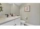 Contemporary bathroom featuring a white vanity, modern fixtures, and neutral wall color at 3219 W 19Th Ave # 4, Denver, CO 80204