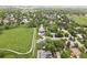 A breathtaking aerial view of the neighborhood highlights the home's prime location close to trails and green spaces at 11762 W 34Th Ave, Wheat Ridge, CO 80033