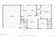 Detailed floor plan of first floor with measurements, highlighting layout of the house at 19196 E Kansas Dr, Aurora, CO 80017