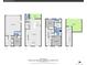 Full floorplan displaying dimensions of the garage, living areas, bedrooms, bathrooms, and outdoor terrace at 5738 N Vivian St, Arvada, CO 80002