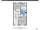 Detailed top floor plan showing bedrooms, bathrooms, and walk-in closet dimensions for a comprehensive view at 5738 N Vivian St, Arvada, CO 80002
